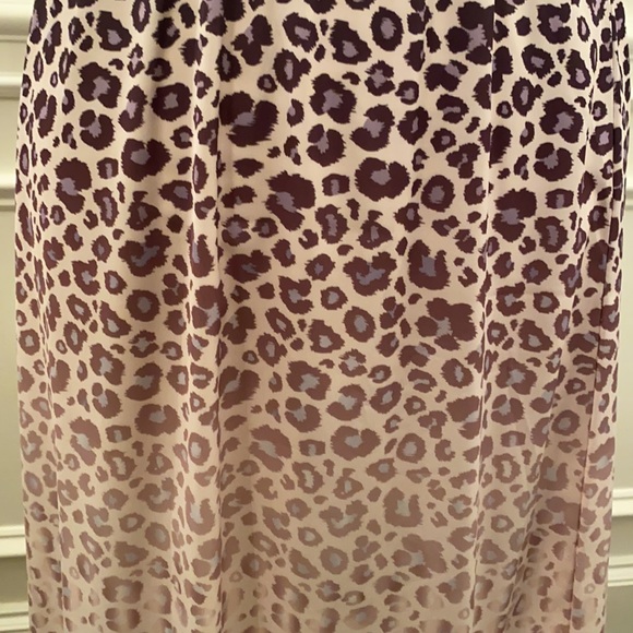 WD.NY Ombré Leopard MIDI Skirt - Picture 3 of 7